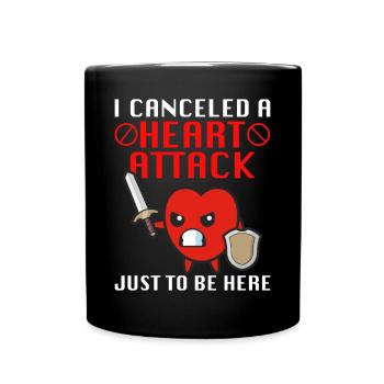 Drôle de récupération pendant la chirurgie ouverte - Mug uni - noir - Devant