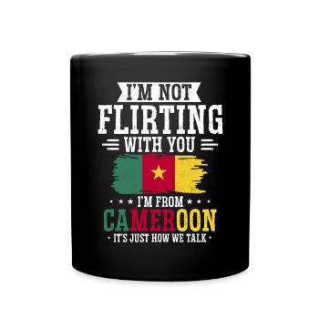 Flag of Cameroon Cameroon - Full Colour Mug - black - Front