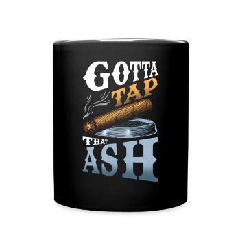 Je dois taper sur cette cendre - Mug uni - noir - Devant