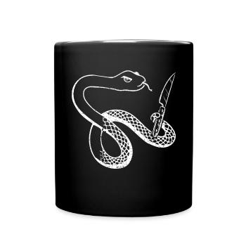 Serpent, Serpents, Amoureux des serpents, Gardiens de zoo - Mug uni - noir - Devant