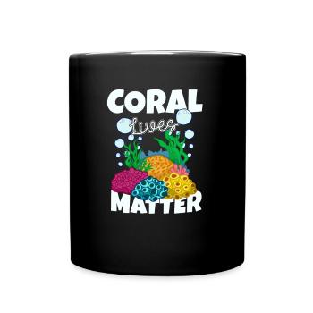 Aquarium Fish Gift - Full Colour Mug - black - Front