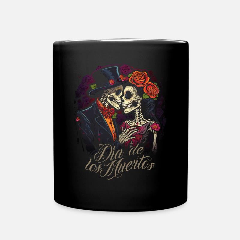 Dia De Los Muertos Mexiko Tag Der Toten Design - Tasse einfarbig - Schwarz