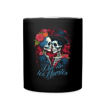 Dia de los Muertos Mexico Jour des morts Design - Mug uni - noir - Devant