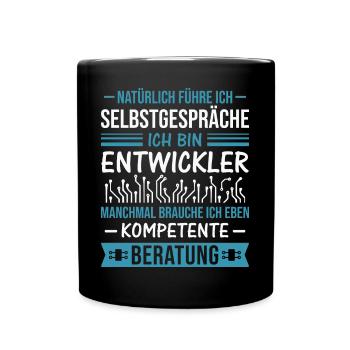 Elektronik Hardware Entwickler Elektrotechnik - Tasse einfarbig - Schwarz - Vorne