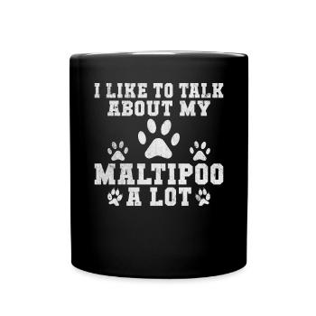 Cadeaux Maltipoo - Mug uni - noir - Devant