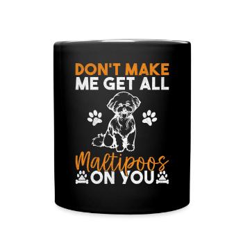Cadeaux Maltipoo - Mug uni - noir - Devant