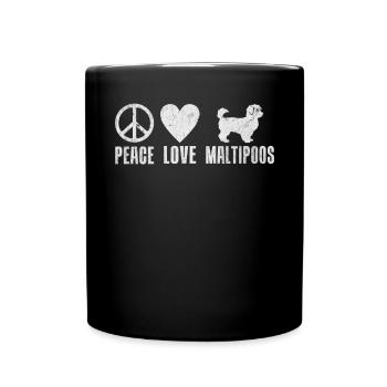 Cadeaux Maltipoo - Mug uni - noir - Devant