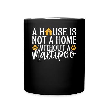 Cadeaux Maltipoo - Mug uni - noir - Devant