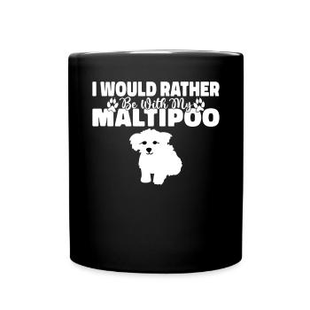 Cadeaux Maltipoo - Mug uni - noir - Devant