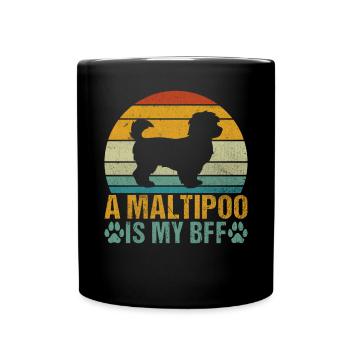 Cadeaux Maltipoo - Mug uni - noir - Devant