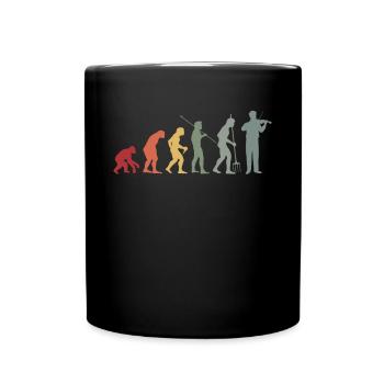 Violoniste-Musicien Violons Instruments de musique - Mug uni - noir - Devant