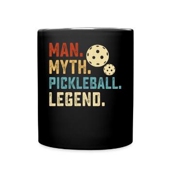 Pickleball - Mug uni - noir - Devant