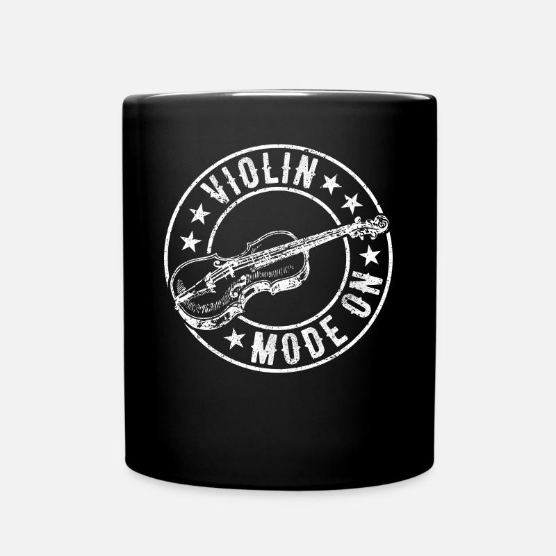 Violin Mode On Violin Instrument Violin Musician V - Tasse einfarbig - Schwarz