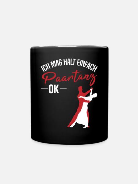 Für Paartanz Liebhaber - Tasse einfarbig - Schwarz
