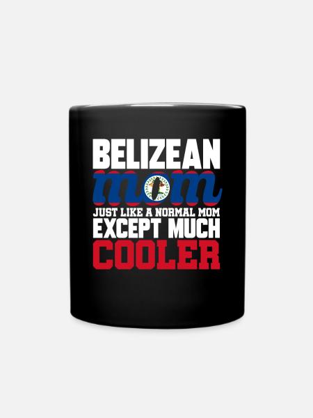 Belize Flagge Belizer - Tasse einfarbig - Schwarz