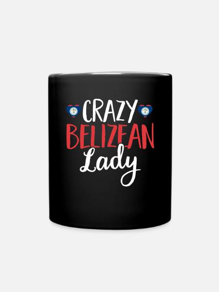 Belize Flagge Belizer - Tasse einfarbig - Schwarz
