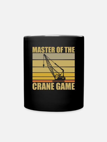 Kranfahrer Spruch - Tasse einfarbig - Schwarz