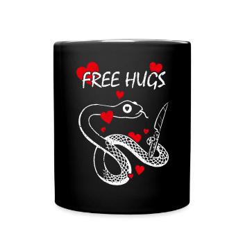 Gratuit Hugs Constrictor Serpents Boa Python - Mug uni - noir - Devant
