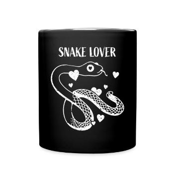 Snake Lover Snakes Reptile Owner Pets - Mug uni - noir - Devant
