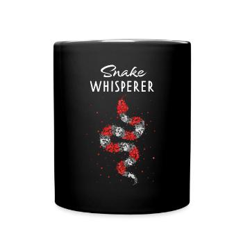 Serpent Chuchoteur Serpent Chuchoteur Serpent de lait - Mug uni - noir - Devant