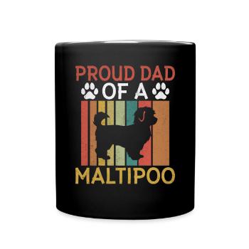 Cadeaux Maltipoo - Mug uni - noir - Devant