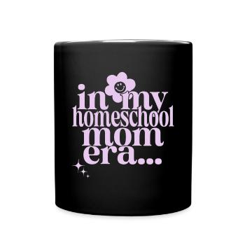 À l’époque de mon école-maison - Mug uni - noir - Devant