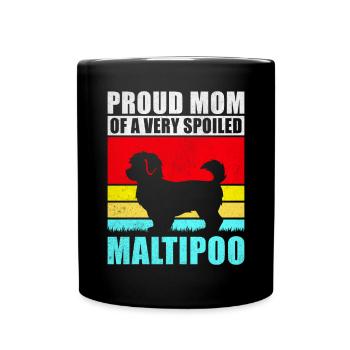 Cadeaux Maltipoo - Mug uni - noir - Devant