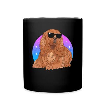 Cocker Spaniel Dog Cocker Spaniel Gift - Full Colour Mug - black - Front