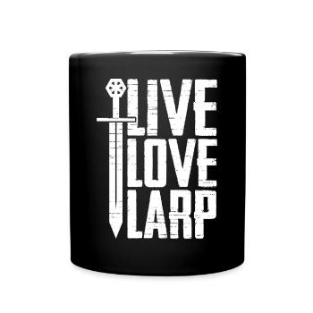 Live-Action-Rollenspiele - Tasse einfarbig - Schwarz - Vorne