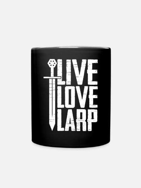 Live-Action-Rollenspiele - Tasse einfarbig - Schwarz