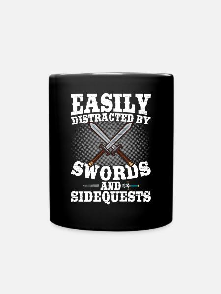 LARP Live-Action-Rollenspiele - Tasse einfarbig - Schwarz