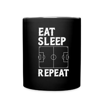 Football - Mug uni - noir - Devant