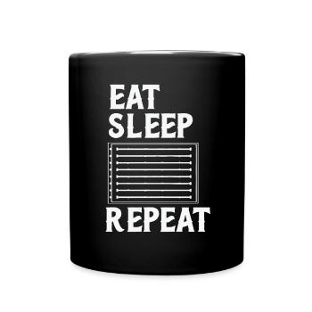 Nager - Mug uni - noir - Devant