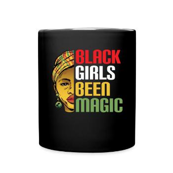 Schwarze Geschichte Monat Juneteenth Afroamerikane - Tasse einfarbig - Schwarz - Vorne