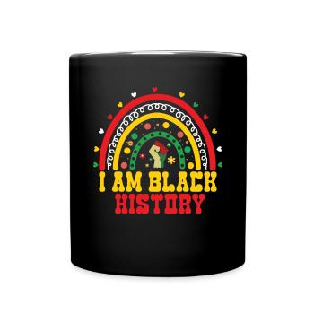 Mois de l’histoire des Noirs Juneteenth Afro-Américain - Mug uni - noir - Devant