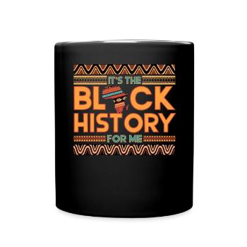 Mois de l’histoire des Noirs Juneteenth Afro-Américain - Mug uni - noir - Devant