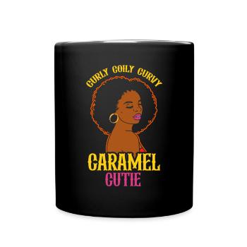 Schwarze Geschichte Monat Juneteenth Afroamerikane - Tasse einfarbig - Schwarz - Vorne