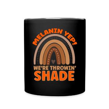 Schwarze Geschichte Monat Juneteenth Afroamerikane - Tasse einfarbig - Schwarz - Vorne