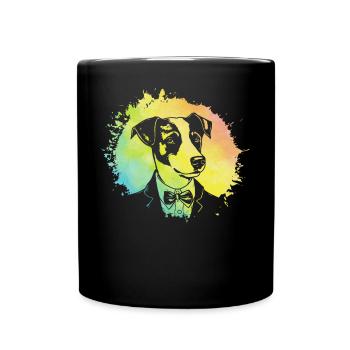 Jack Russell Terrier - Mug uni - noir - Devant