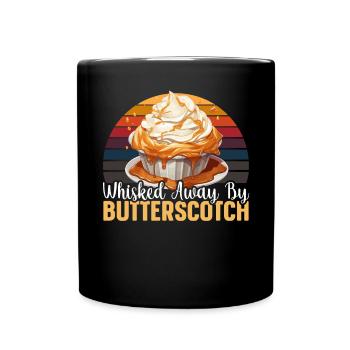 Butterscotch Süßes Karamell Essen Feinschmeckerbutter - Tasse einfarbig - Schwarz - Vorne