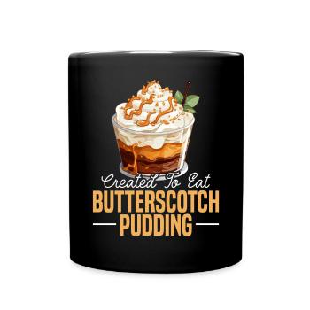 Butterscotch Süßes Karamell Essen Feinschmeckerbutter - Tasse einfarbig - Schwarz - Vorne