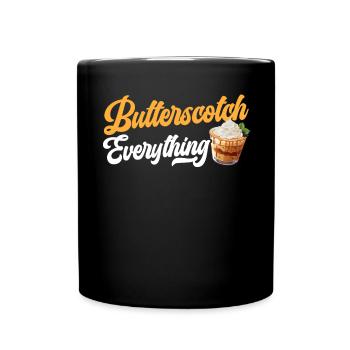 Butterscotch Süßes Karamell Essen Feinschmeckerbutter - Tasse einfarbig - Schwarz - Vorne