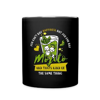 Cocktail Liebhaber Alkohol Trinker Liquor Schuss - Tasse einfarbig - Schwarz - Vorne