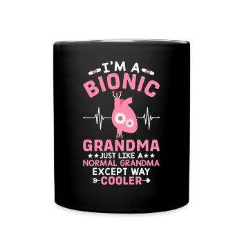Open heart surgery - Full Colour Mug - black - Front