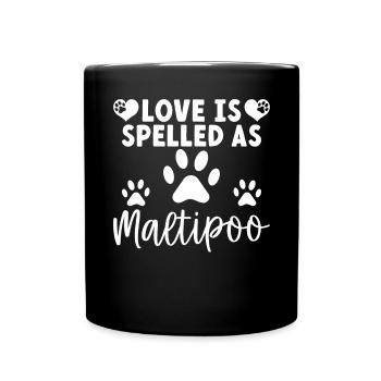 Cadeaux Maltipoo - Mug uni - noir - Devant