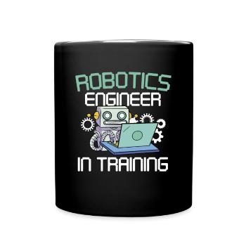 Construire Robot Droid Builder Ingénieur en robotique à Tra - Mug uni - noir - Devant