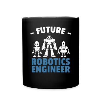 Droid Builder Future Robotics Engineer School Buil - Mug uni - noir - Devant