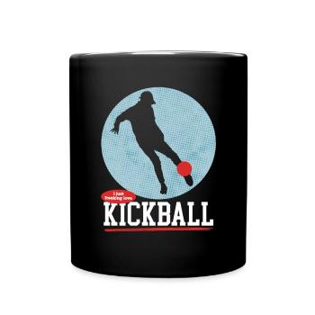 Kickball Kickball Player Kickballer Cadeau - Mug uni - noir - Devant