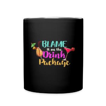 Cruise Cruise Ship Gift - Full Colour Mug - black - Front