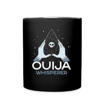 Ouija-Brett Paranormaler Geist Brett Halloween - Tasse einfarbig - Schwarz - Vorne